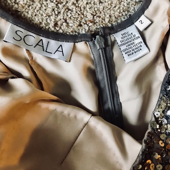 NEVER WORN SCALA SEQUIN COCKTAIL DEESS *offers!!** - Picture 4 of 5